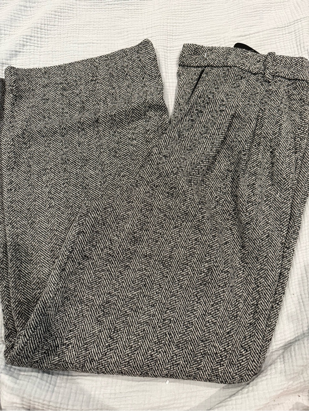 H&M Herringbone Dress Pants - Gray